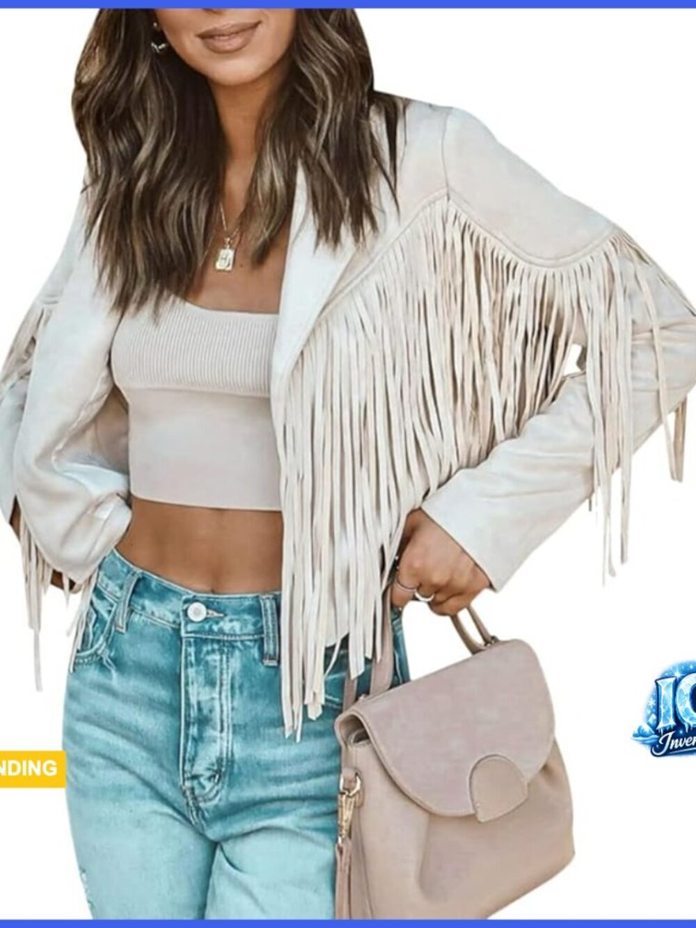Faux Leather Fringe Motorcycle Jacket with Tassels